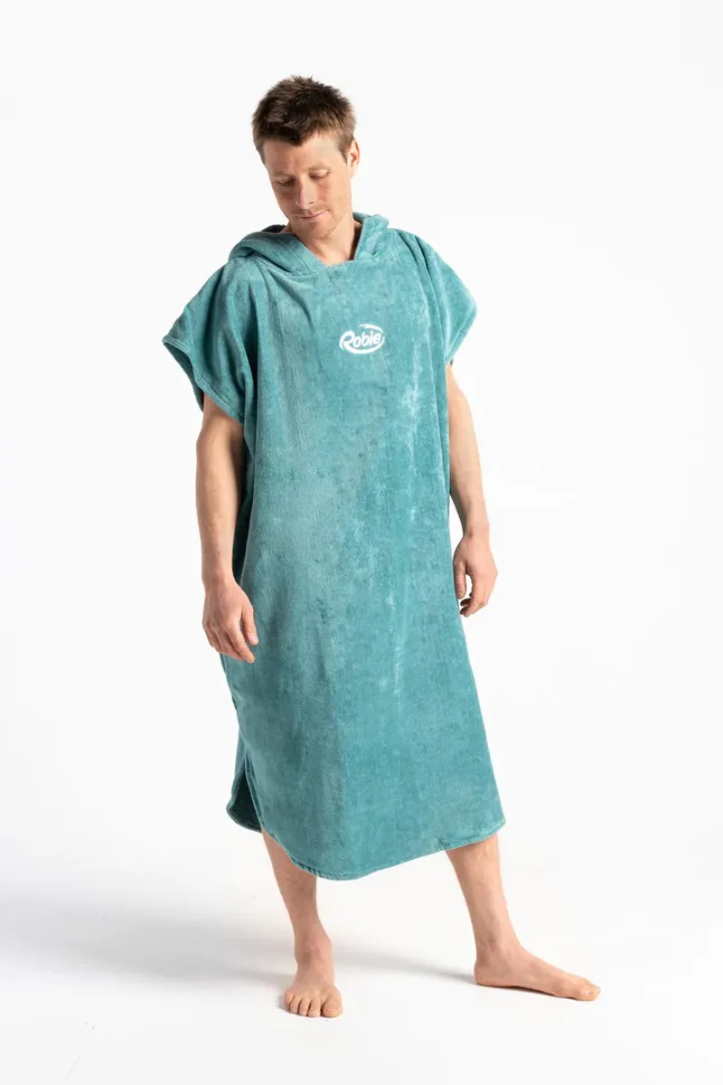 Robie Robes: Original Series Changing Robe in Size: Large - Oil Blue-1
