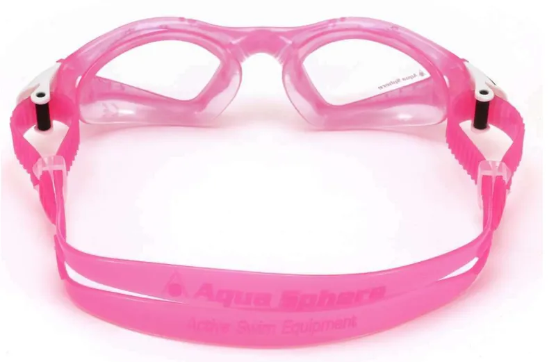 Aqua Sphere Kayenne Junior Swim Goggles Clear Lens Pink/White