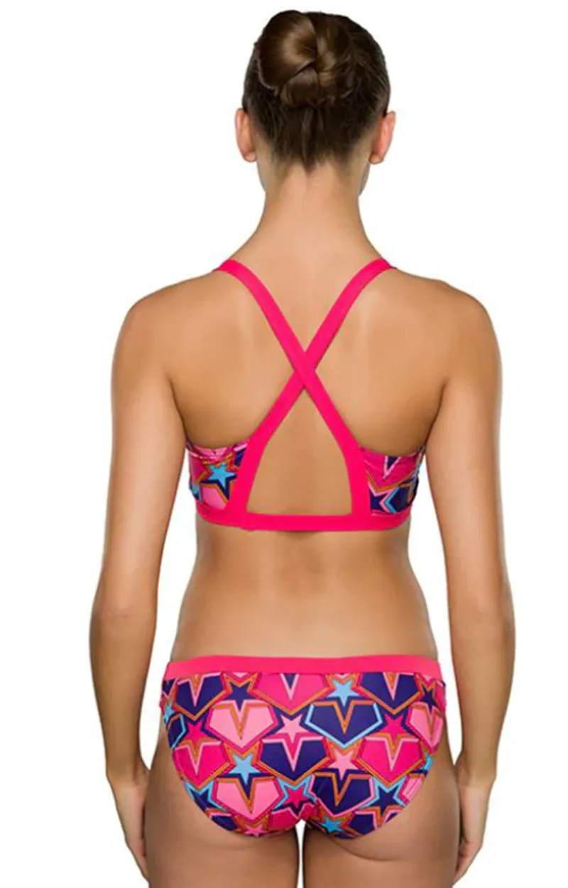 Maru Wonder Woman Pacer Training Ladies Bikini - Pink-1