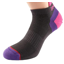 1000 Mile Trainer Liner Sports Socks -  Purple/Charcoal/Pink