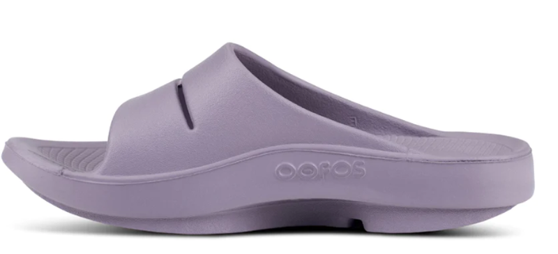 OOFOS Ooahh Luxe Slide  Sandal in Size 37- Mauve-1