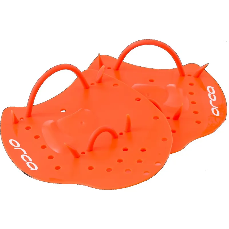Orca: Swimming/Training Pro Flat Paddle - Orange