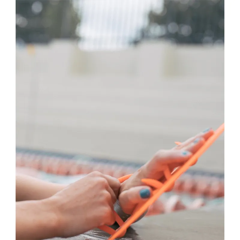 Orca: Swimming/Training Pro Flat Paddle - Orange-1