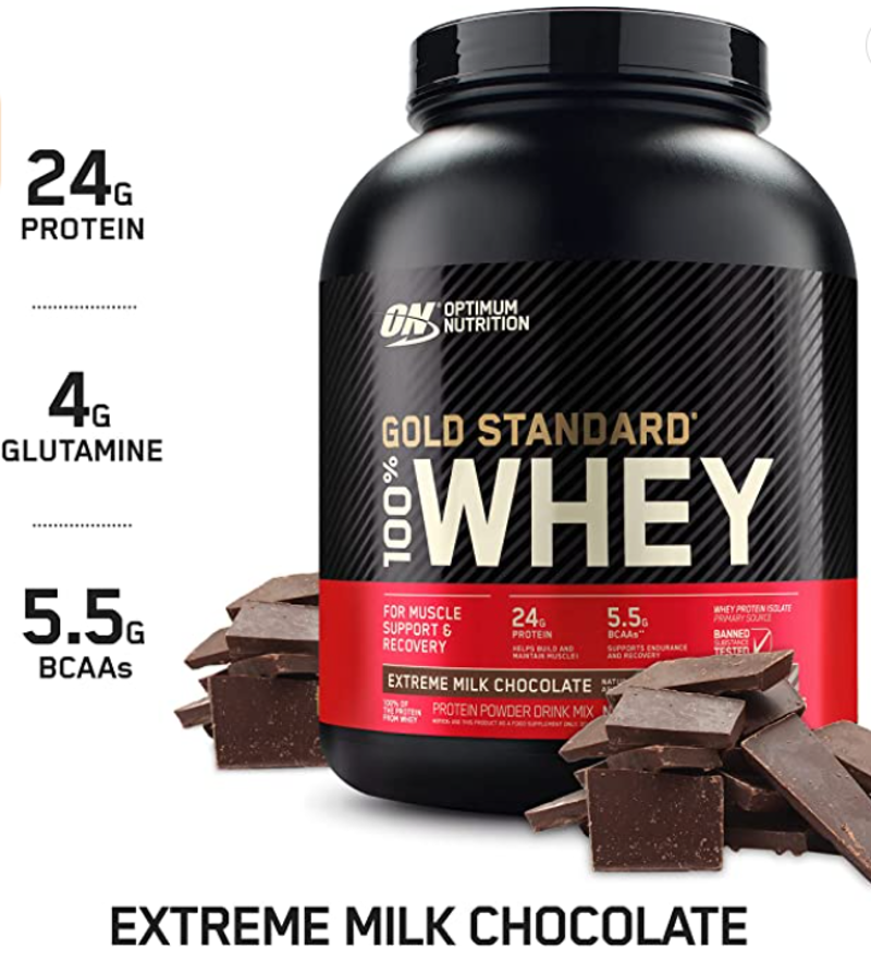 Optimum Nutrition Gold Standard 100% Whey Protein 2lbs - Extreme Milk Chocolate-1