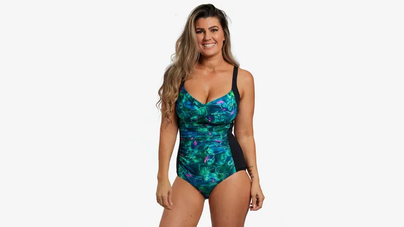 Funkita Ladies Ruched One Piece Swimsuit - Polar Lights