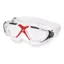 Aqua Sphere Vista Clear Lens Swim Goggles - White/Red/Grey