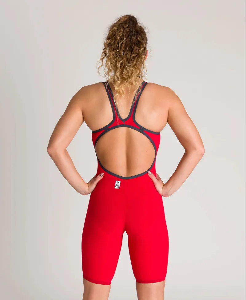 Arena Carbon Air2 Womens Race Suit - Red-2