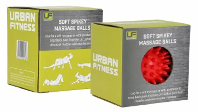 Urban Fitness: Soft Spikey Massage Balls 8cm - Red-1