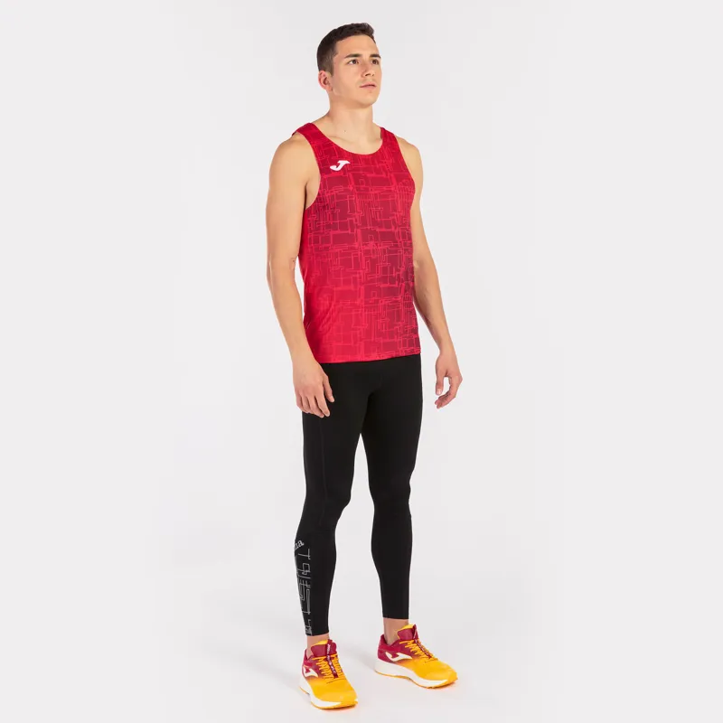 Joma: Elite VIII Tank Top - Red-3