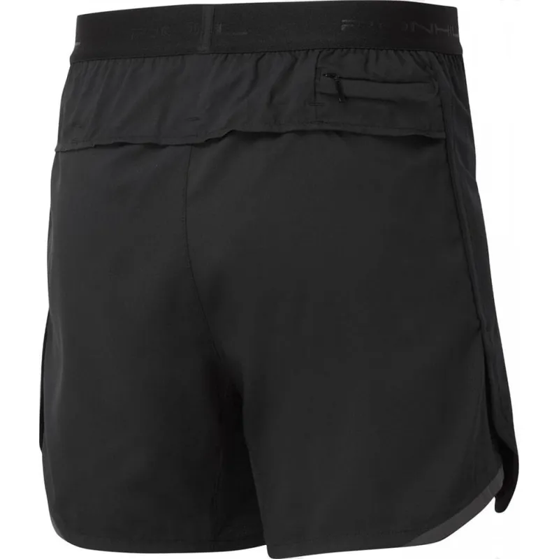 Ronhill Men's Tech Revive 5inch Short All Black-1