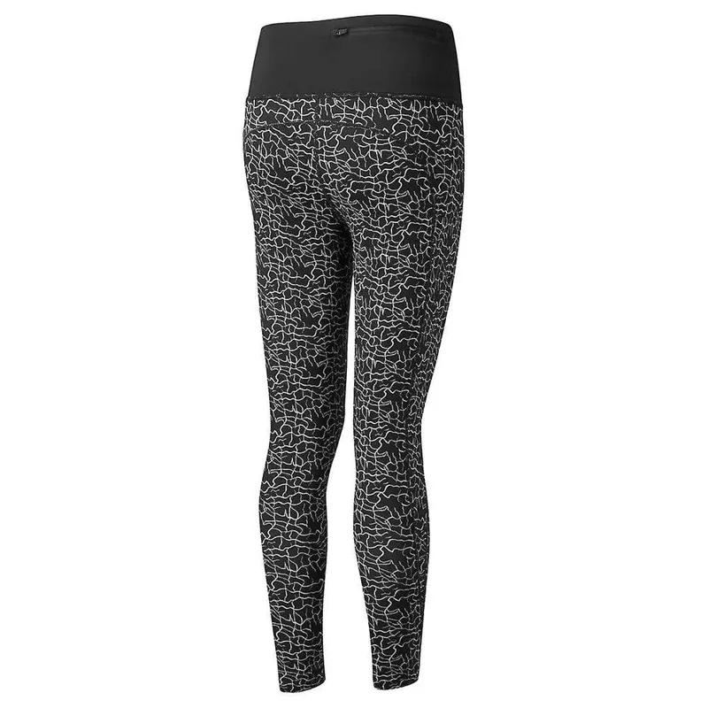 Ronhill Women's Life Crop Tight Black Ripple-1
