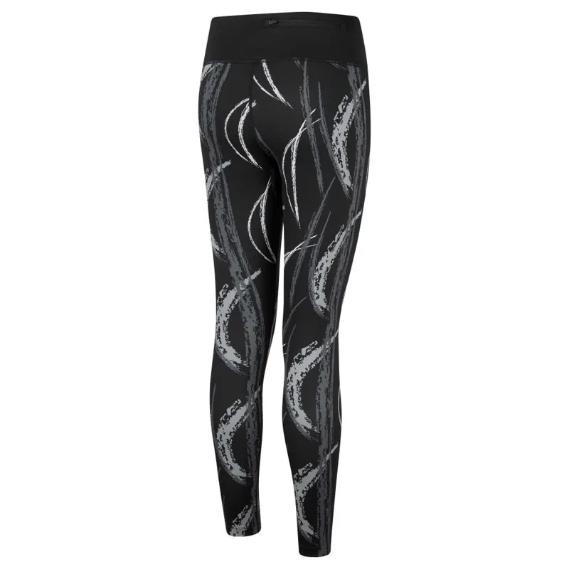 Ronhill Women's Life Tight Black/Monoscribble-1