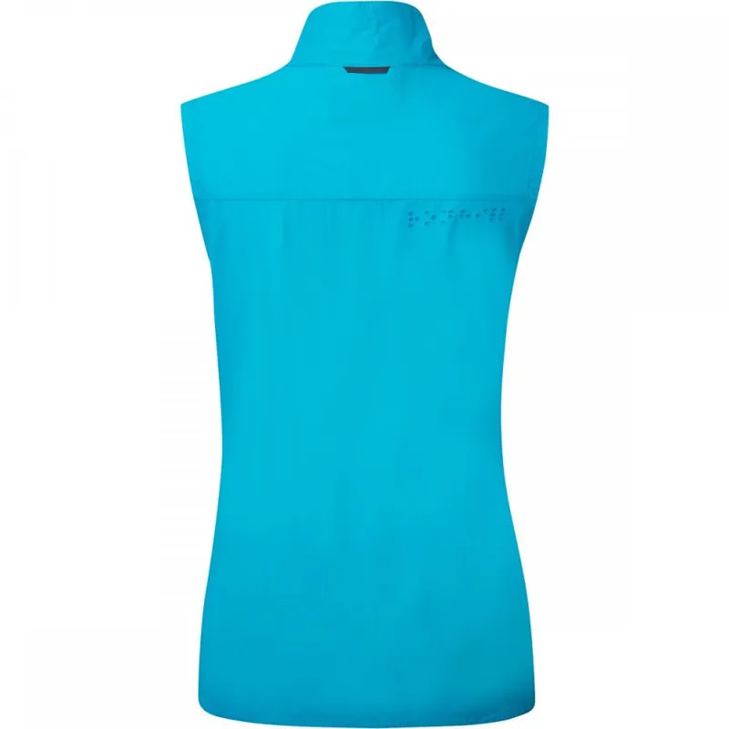 Ronhill Women's Tech LTW Gilet Azure/Hot Pink-1