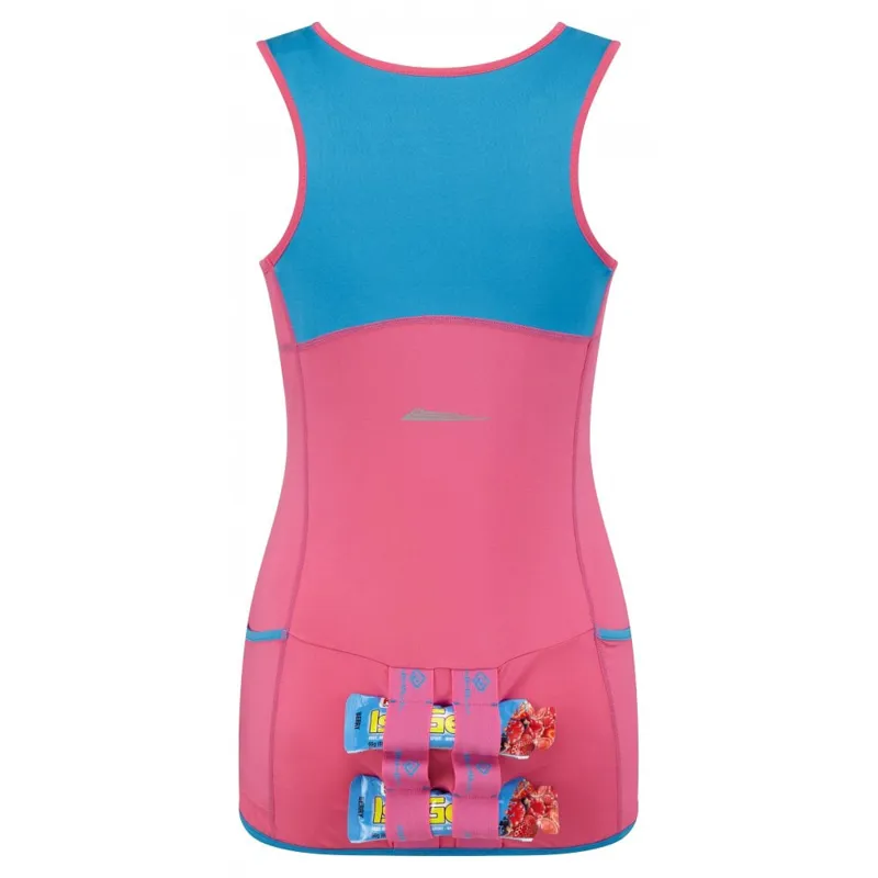 Ronhill Women's Trail Cargo Tank Pink/Blue-1