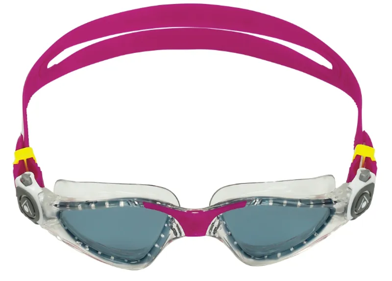 AquaSphere Kayenne Compact in Small Fit - Clear/Raspberry