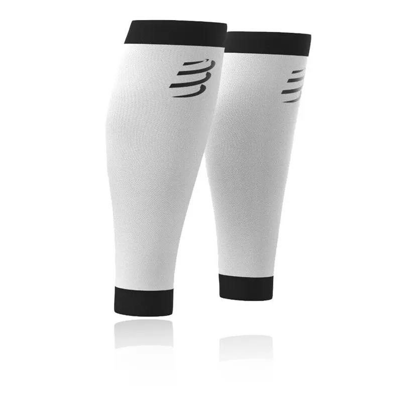  Compressport R1 Calf Sleeves - White