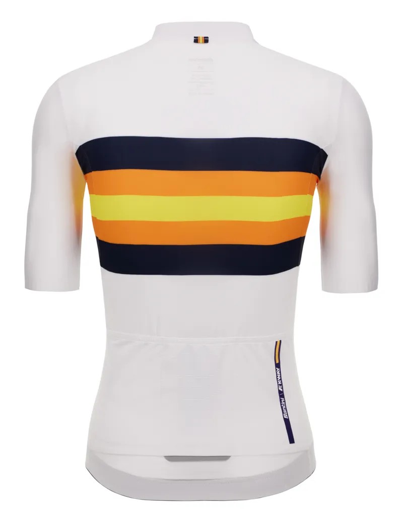 Santini Le Vrai K-Way Jersey - White-1