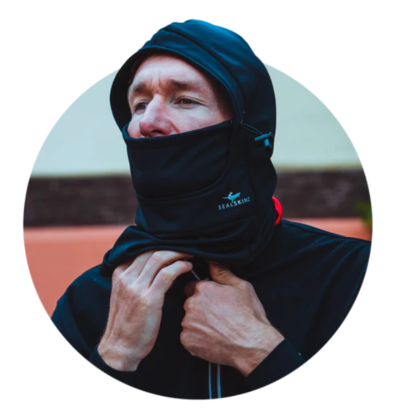 thumbnail image 2 of SealSkinz Beetley Waterproof All Weather Head Gaiter – Grey, Unisex, Made In UK 2 of 6
