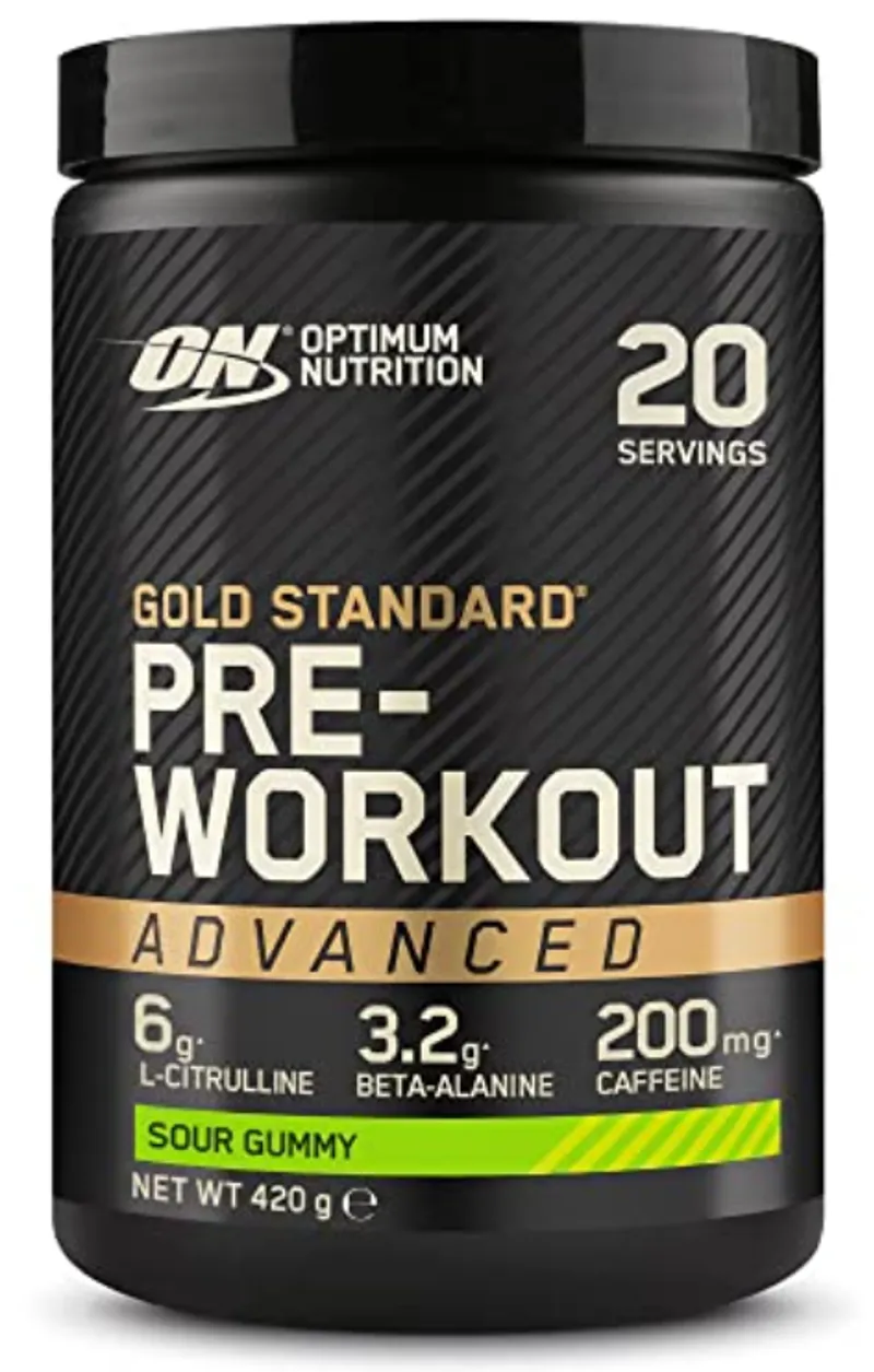 Optimum Nutrition Gold Std Pre Workout Adv Sour Gummy -  420g