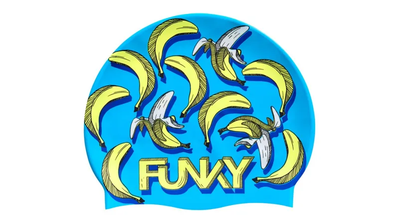 Funky Silicone Swim Cap - B1-1