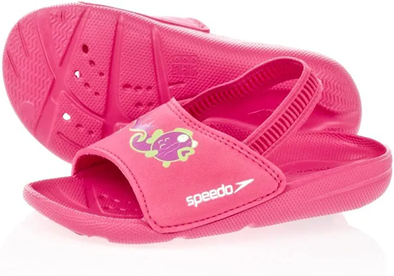 Speedo Atami Sea Squad Slide Infant Male Pink/Purple
