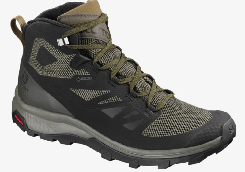 Salomon Outline Mid GTX  Men's Shoe - Black-3