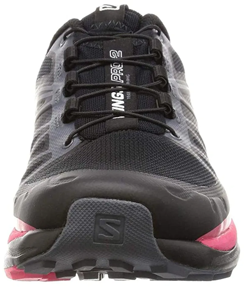 Salomon Women's Wings Pro 2 Running Shoe in Sz UK9.5 - Black/Pink-3