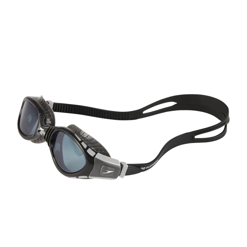Speedo Futura Biofuse Flexiseal Swim Goggles - Black/Smoke Lens-1