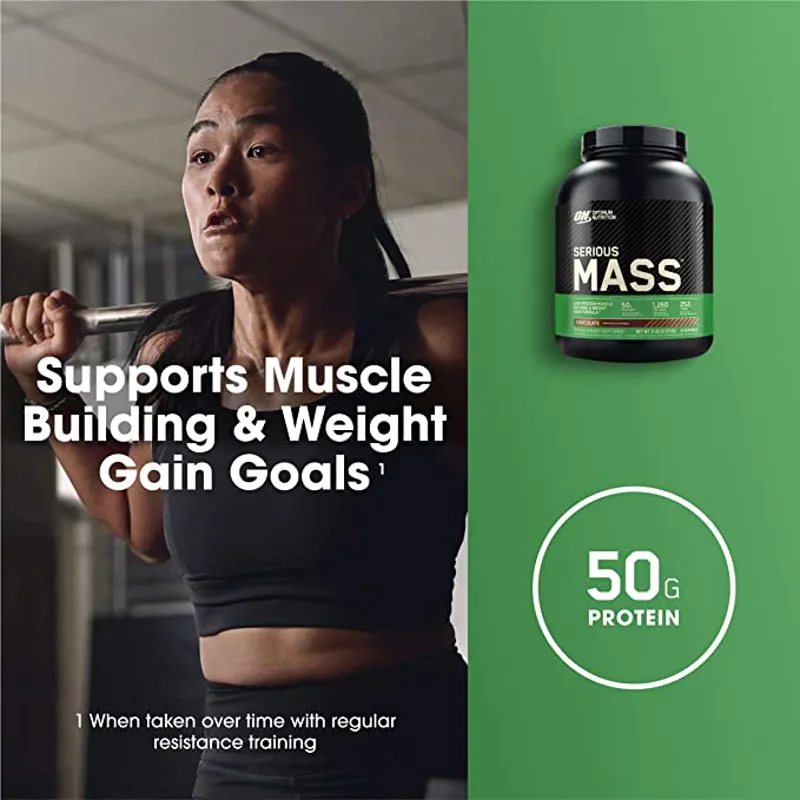 Optimum Nutrition Serious Mass 6 lb/2.72 kg Chocolate-3