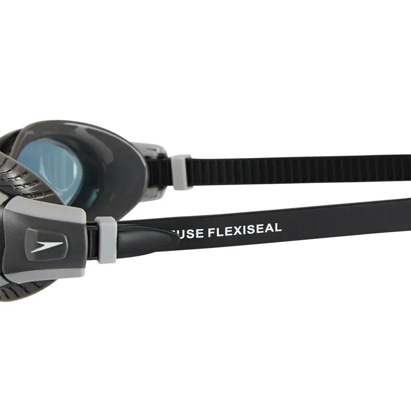 Speedo Futura Biofuse Flexiseal Swim Goggles - Black/Smoke Lens-2
