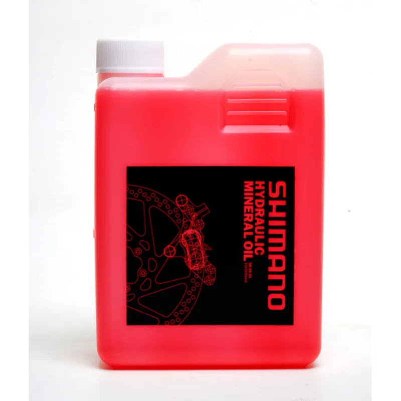 Shimano Spares Disc Brake 1 litre Mineral Oil - Red