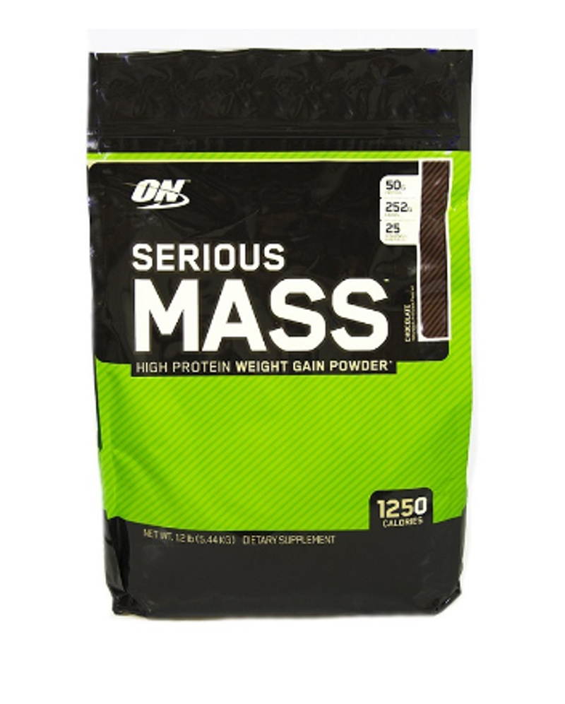 Optimum Nutrition Serious Mass Chocolate -12 lbs-1