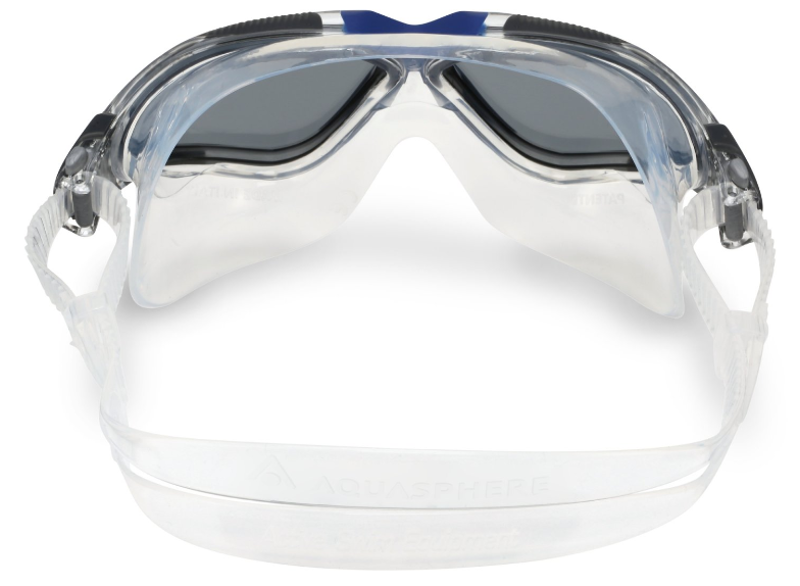 Aqua Sphere Vista Smoke Tinted Swim Goggles - Transparent/Dark -2