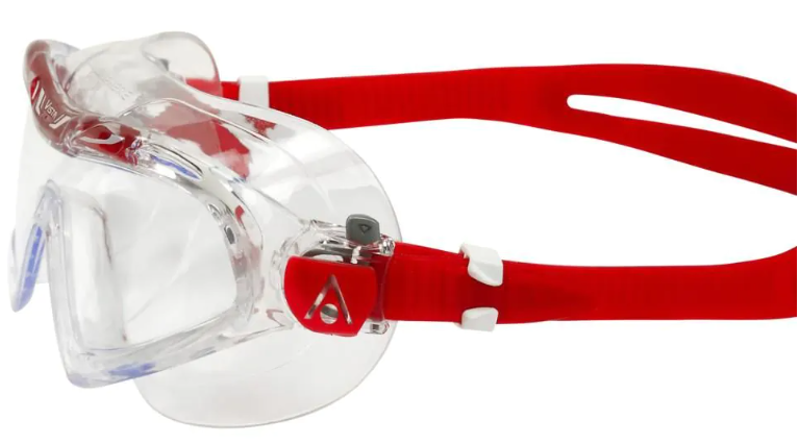 Aquasphere Vista XP Clear Lens Swim Goggles - Red-1