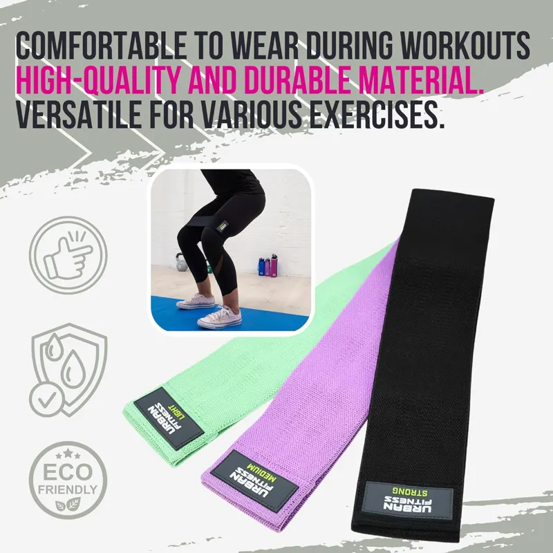 Urban Fitness Equipment UFE: Fabric Resistance Band Loop - 15 Inch-3