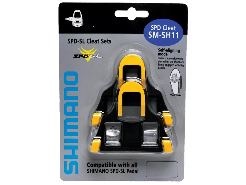 SPD SL-Cleats - SM-SH11 -  Floating - Yellow-1