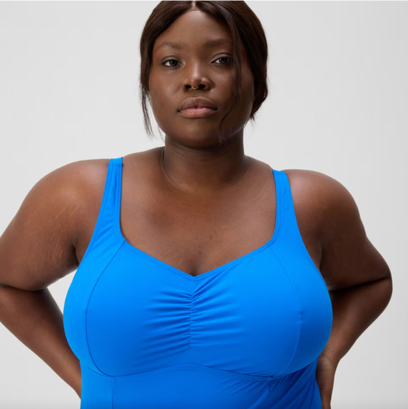 Speedo Womens Shaping AquaNite Swimsuit Plus Size in Lagoon Blue-5