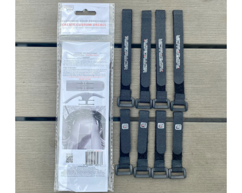 RRP: ProGuard Hook + Loop Straps With Fork Protectors - Black-1