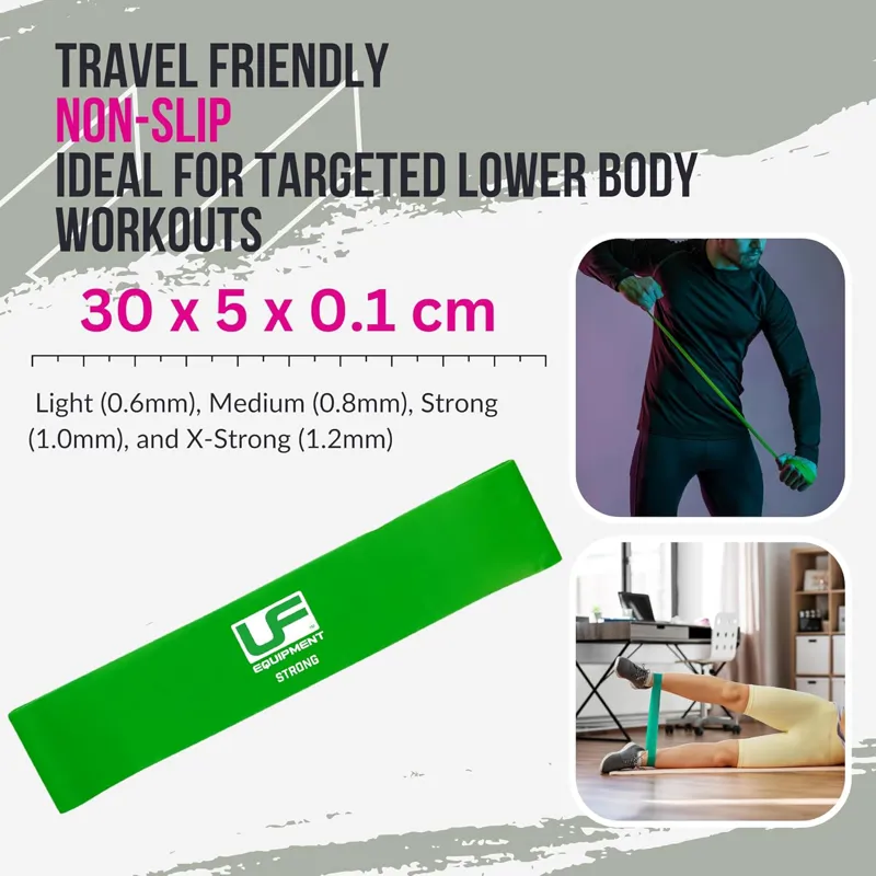 Urban Fitness: Resistance Band Loop 12 Inch Strong - Green-1