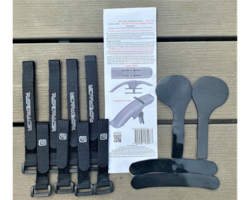 RRP: ProGuard Hook + Loop Straps With Fork Protectors - Black-3