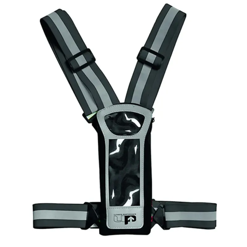  Ultimate Performance Stile LED Phone Reflective Run Vest Black