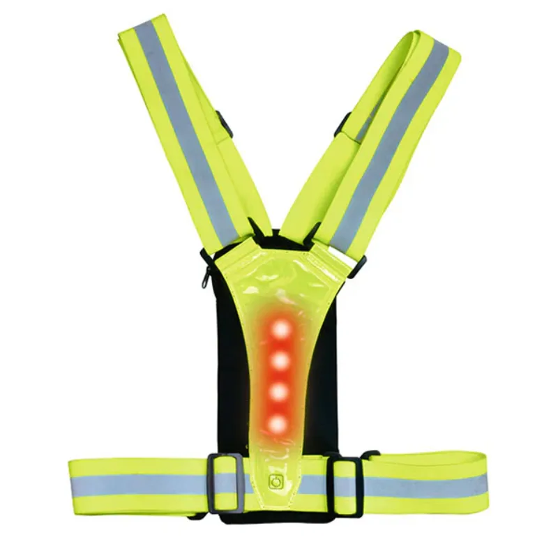 Ultimate Performance Stile LED Phone Reflective Run Vest Yellow-1