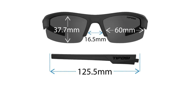 Tifosi Shutout Single Lens Sunglasses in Blue-4