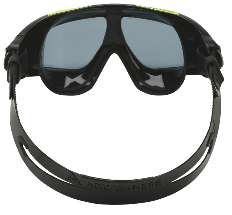 AquaSphere Seal 2.0 Swim Goggles Smoke Tinted - Black/Green-2