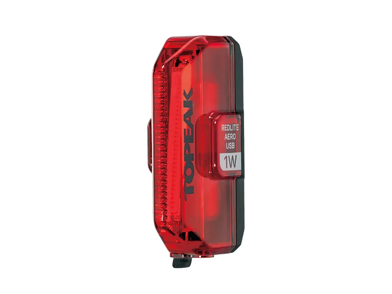 Topeak: Redlite Aero 1W USB Rear Light - Red/Black