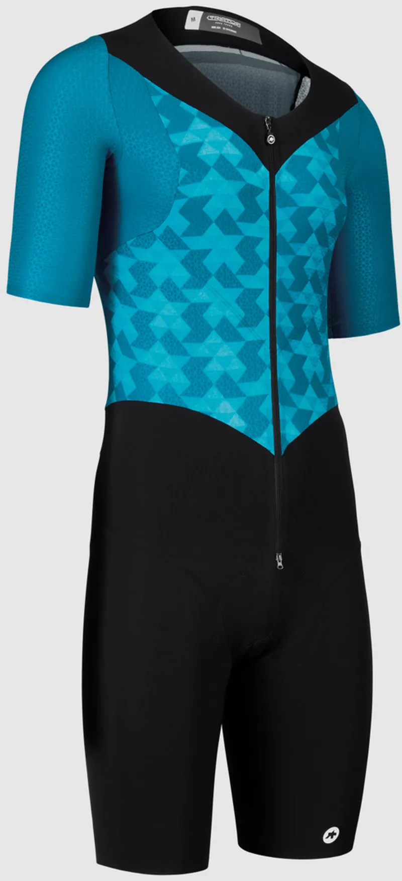 Assos Triator Short Sleeve Speedsuit Blue-2
