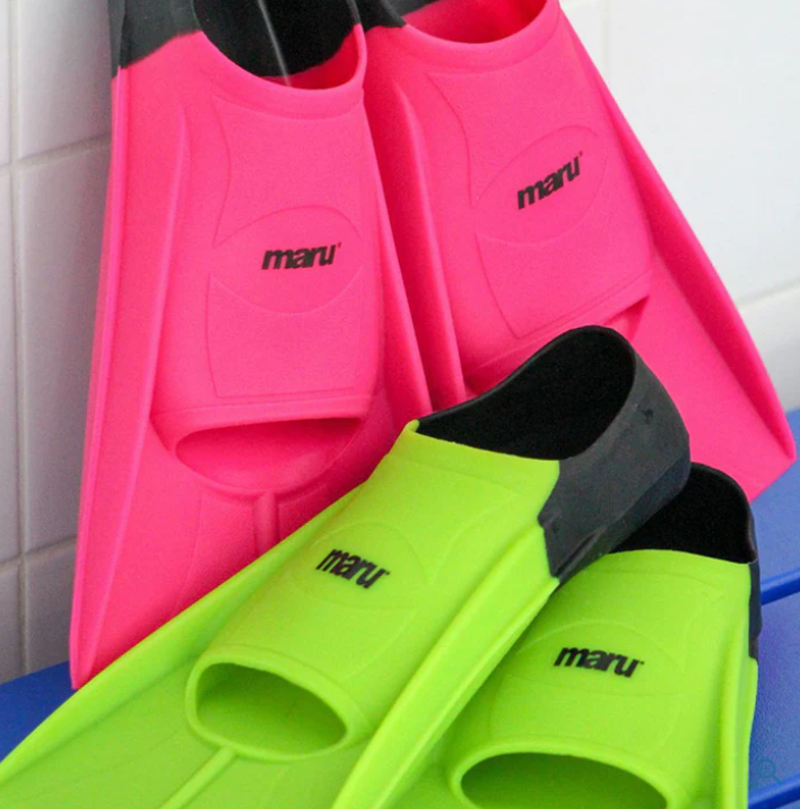  Maru Training Fins in Size 43/44 - Pink-2