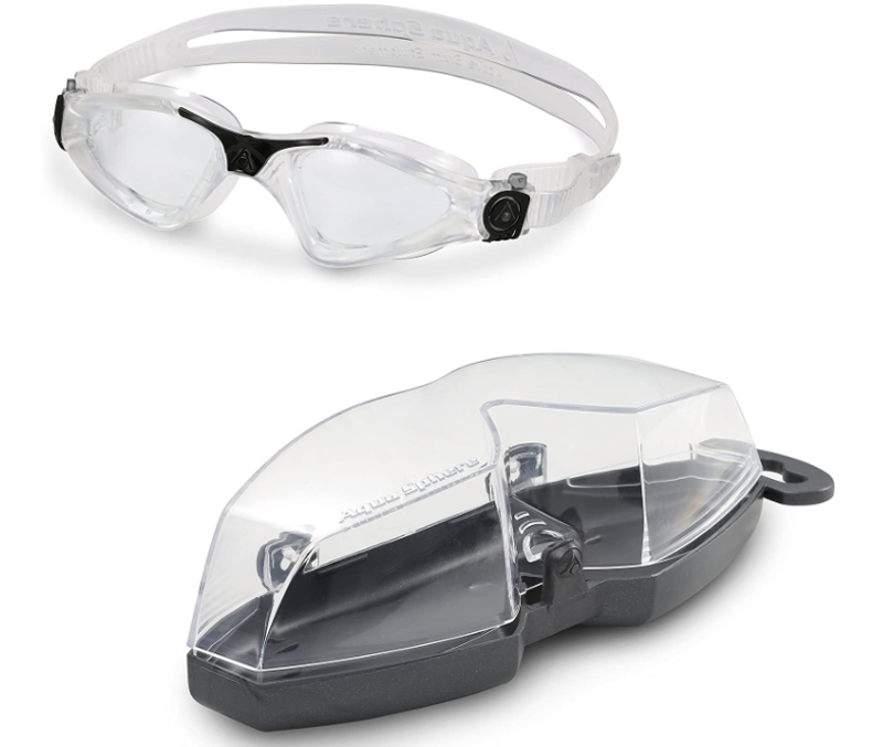 Aquasphere Kayenne Swim Goggles - Transparent Black-1