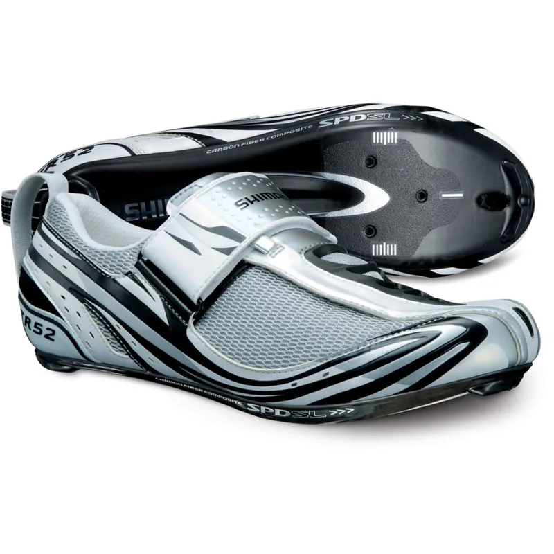 Shimano TR52 Triathlon Shoe in Size 43 - White/Black