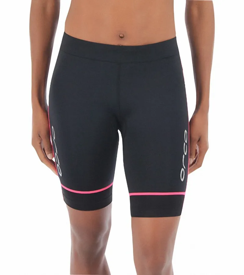 Orca 226 Tri Womens Short in Size 12 Orange Black